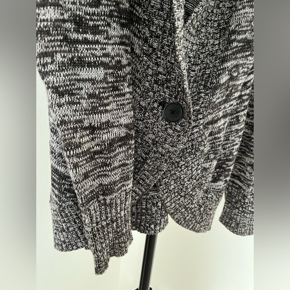 Roxy “Grandpa” Black and Gray Knit Cardigan - Picture 4 of 11